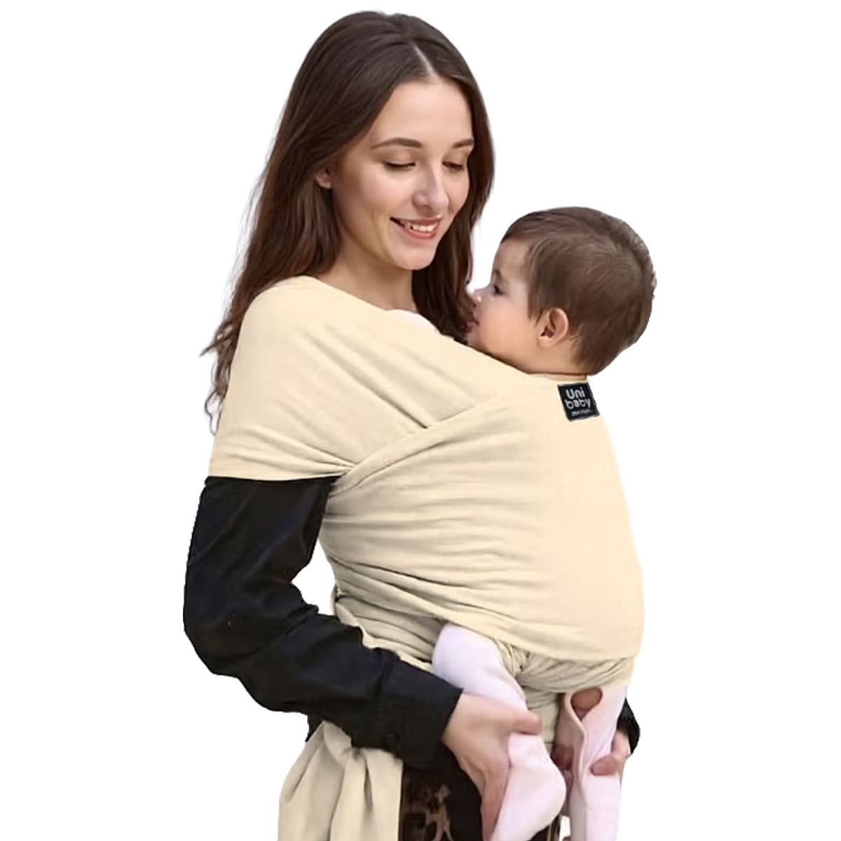 Wrap Newborn Baby Carrier BY HAPPY KIDDO Multicolor (beige)