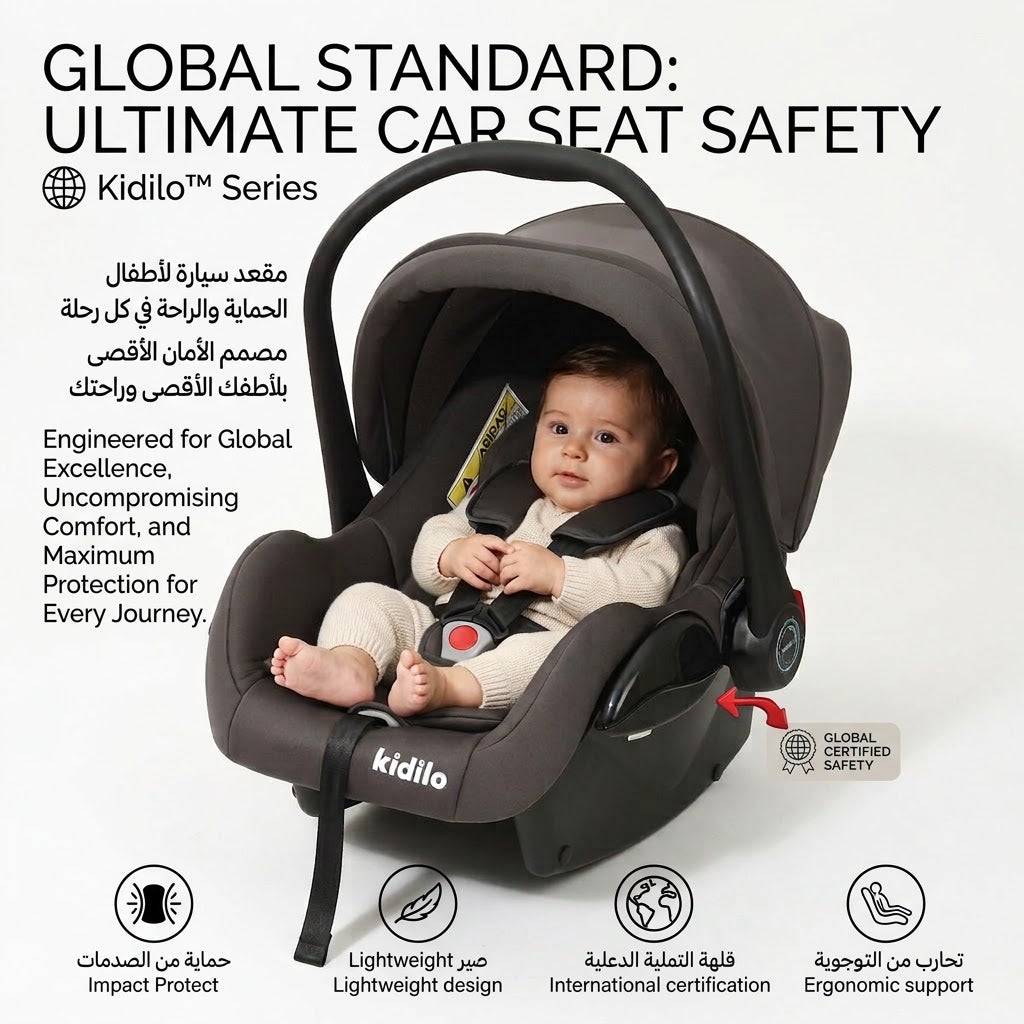 Kidilo(G303) Carrycot and Infant Car Seat – Safety and comfort for every journey! 👶🚗