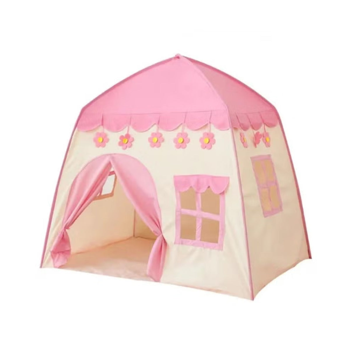 KIDSZONE Castle Play Tent | Indoor Playhouse | Pink