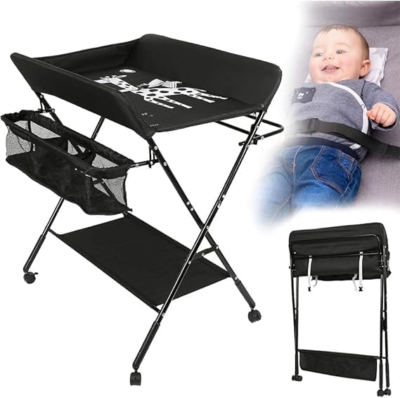 The Happy Kiddo Smart Diaper Changing Table—designed for every mom who prioritizes her baby's safety. Comfort, security, and convenience for you! 👶✨