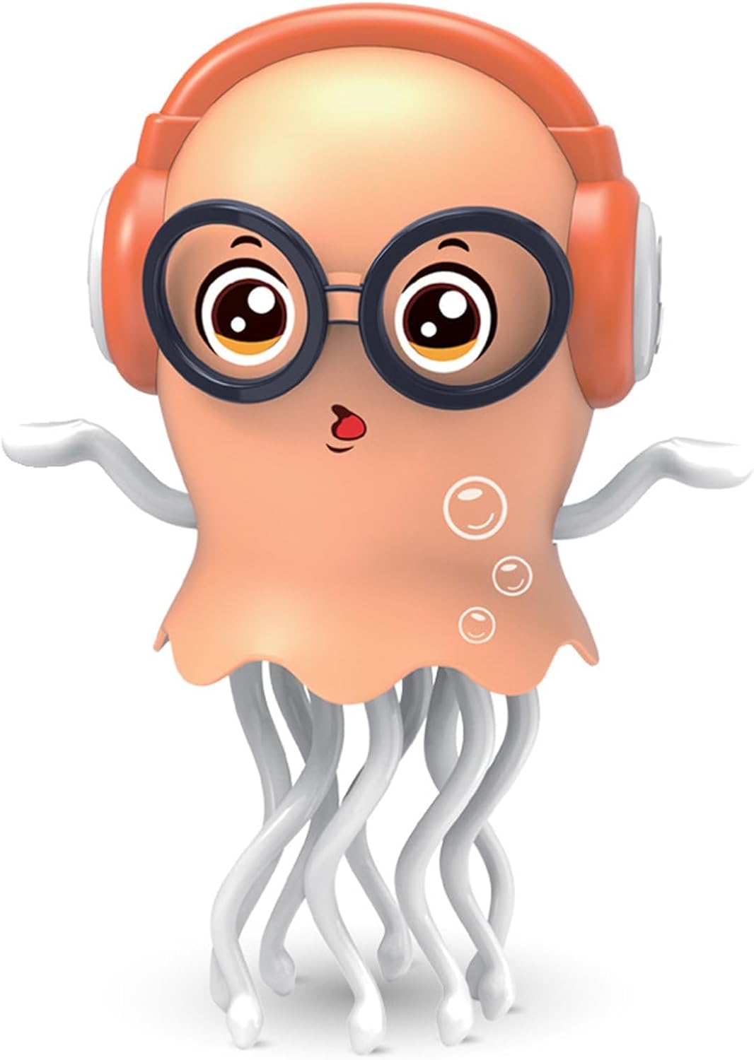 Interactive Musical Jellyfish Toy for Kids – A Fun and Joyful Companion in a Warm Coral Hue! 🎶🍑✨