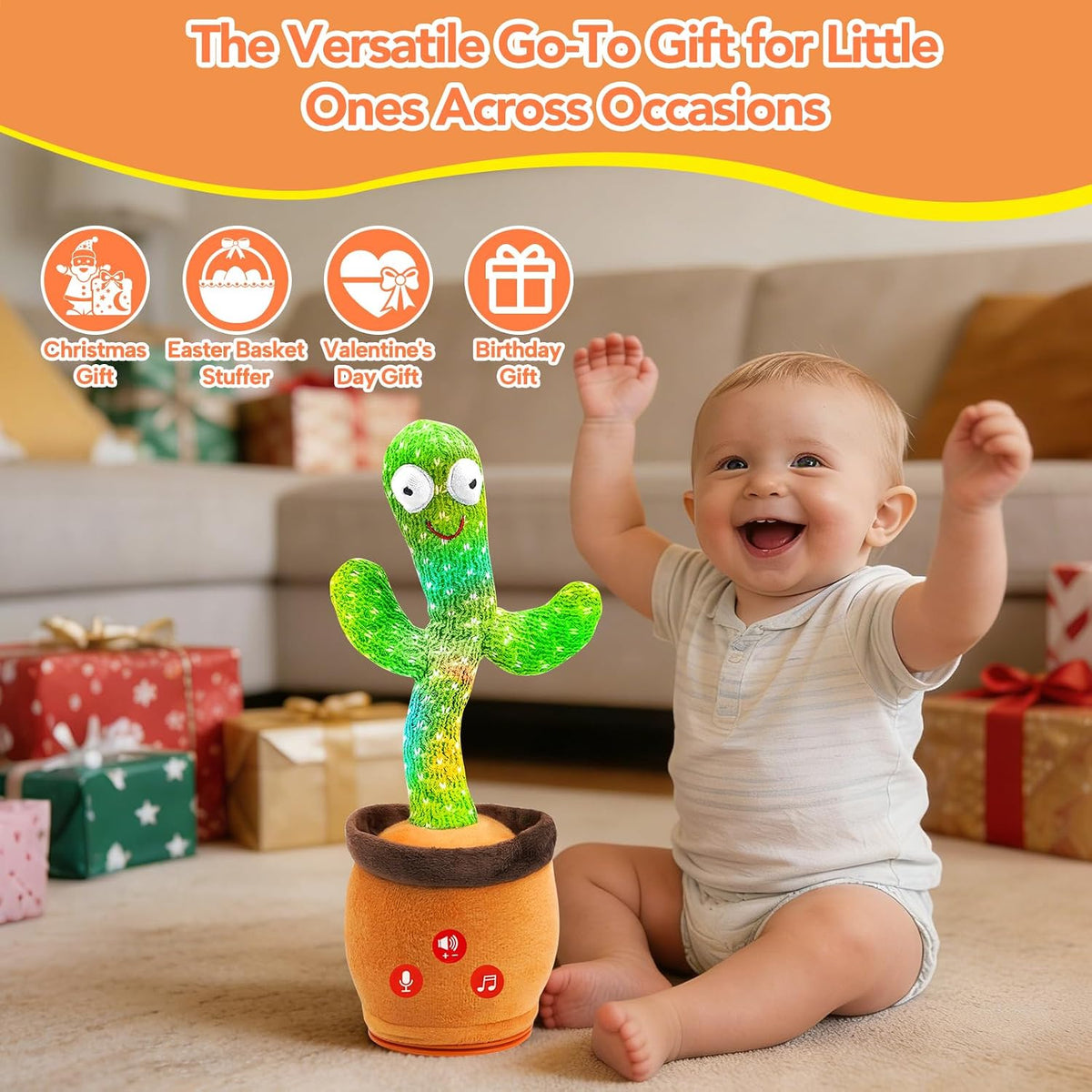 🌵 Happy Kiddo Interactive Dancing and Talking Doll Toy 🌵