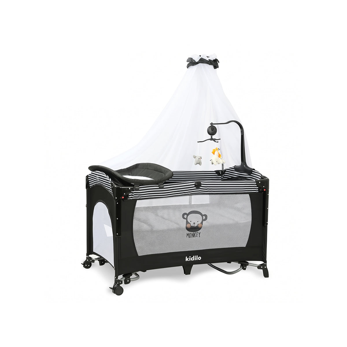 متنقل kidilo bed (UP650B) Black