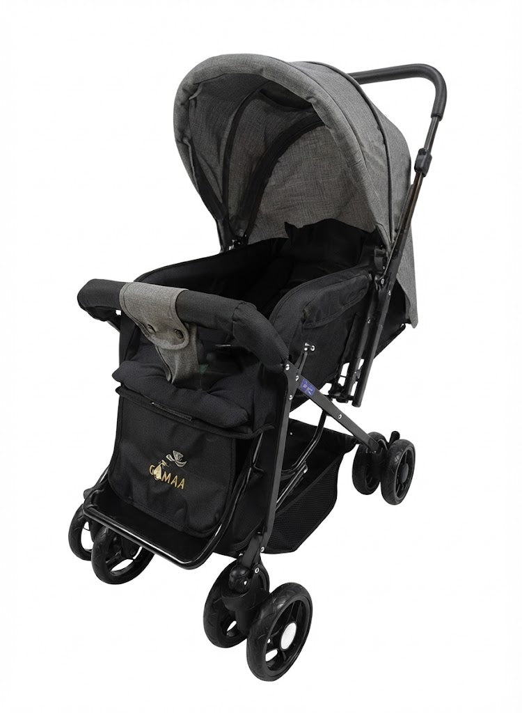 The perfect stroller for trips and daily outings: luxury, safety, and complete comfort for your little one Dark Gray