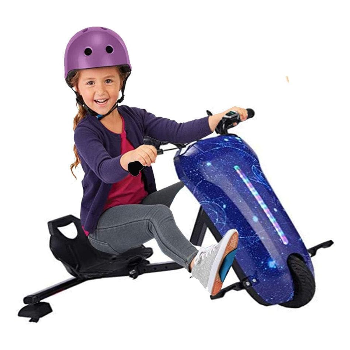 Drift Scooter Scooter Children Drift Car 3 Speed, Bluetooth, 3 Wheel Toy, 36V, With Key