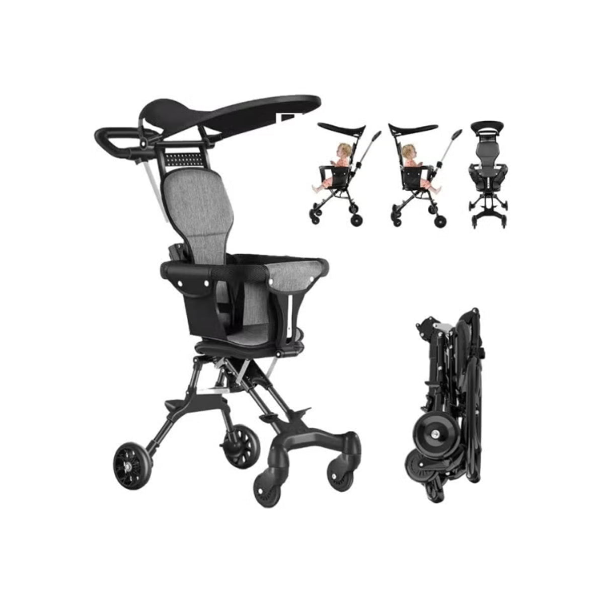 Compact Lightweight Travel Baby Stroller – Foldable