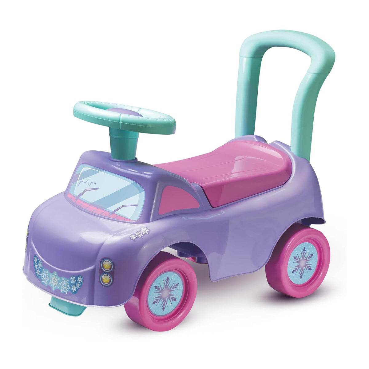 Ride-On Push Car with Handle and Storage TICTOYS (Purple)