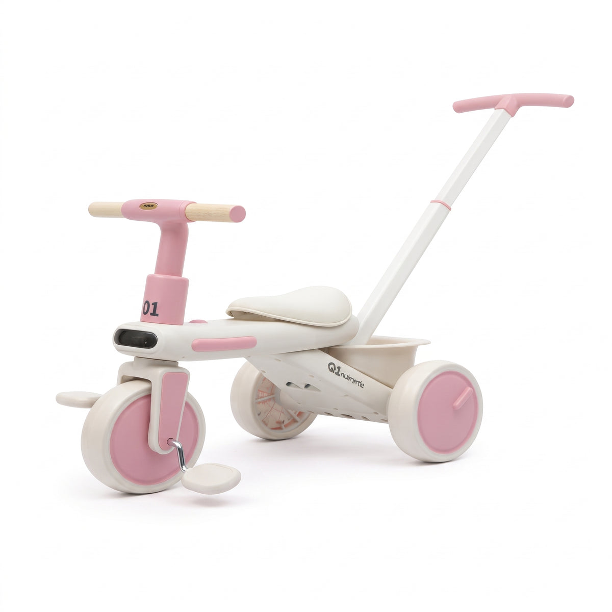 4 in 1 Children's Bike, 4 in 1 Multifunctional Bike, Suitable for Children 1-4 Years, Tricycle, Baby Walker, Balance Cart, Walker, Removable Pedal