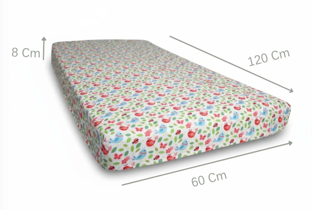 Bird Extra Soft Fabric Fitted Bed Sheet