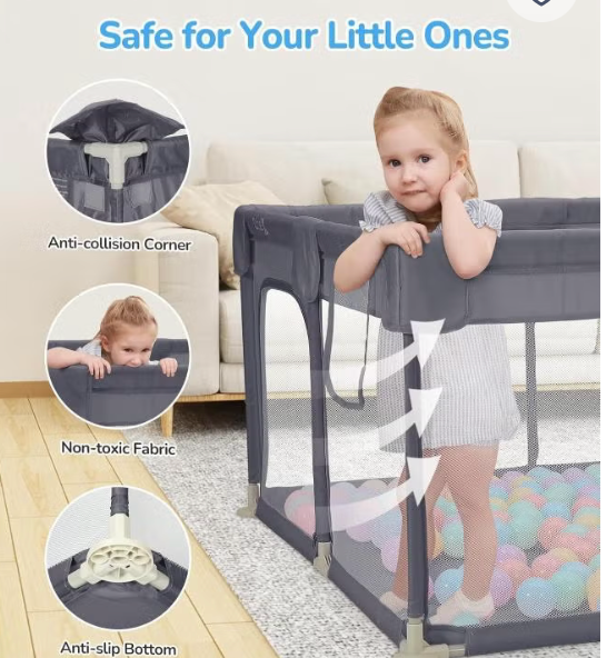 Baby Playpen with Gate