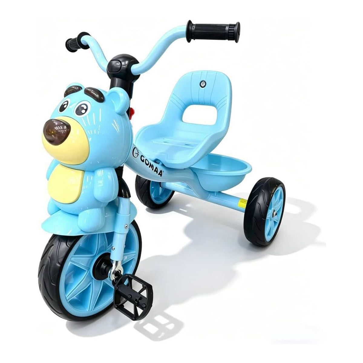 Kids 3-Wheel Tricycle with Storage Basket