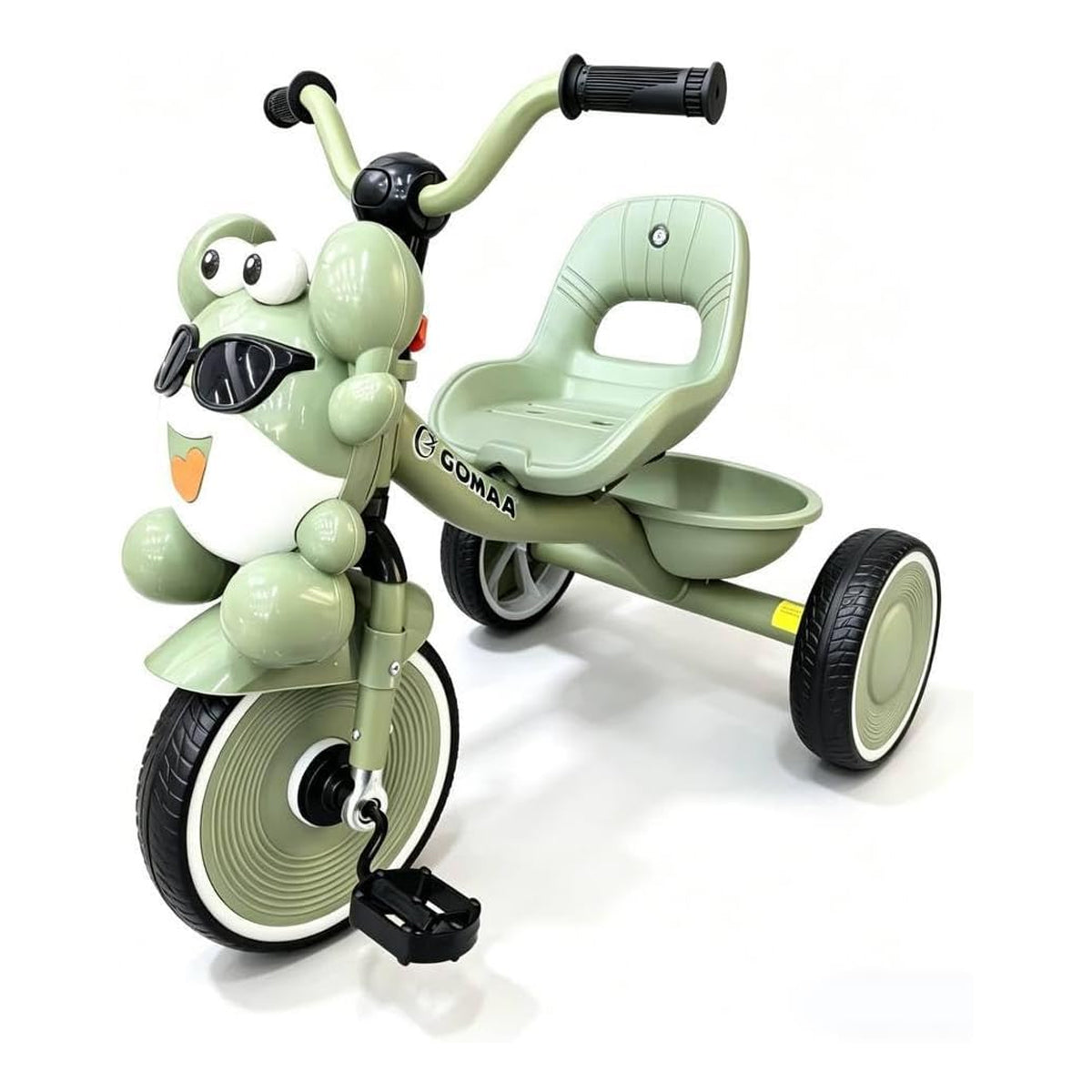 Kids 3-Wheel Tricycle with Storage Basket