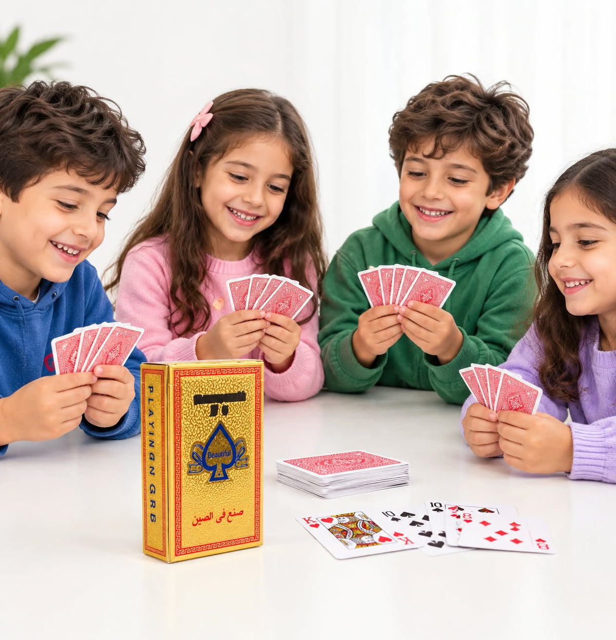A classic, luxurious game (gold playing cards) – the perfect recipe for fun and unforgettable family gatherings! 🃏✨🎉