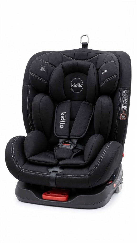 Kidilo KBH308 Black Car Seat – Your child's safety and comfort on every journey 🚗👶