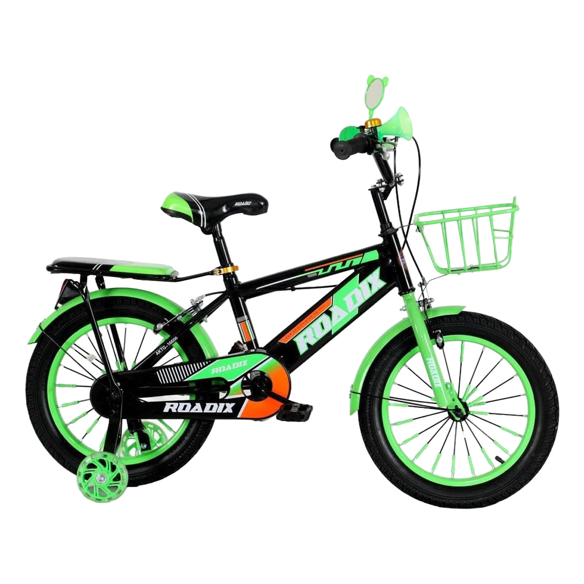 Rooadix 16" Kids Bike | Training Wheels | Basket