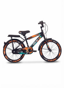 Good Boy Kids Bike, 20 Inches wheels size Children Bikes for Boys Girls Age 3-8 Years w/Training Wheels, Handbrake, Coaster Brake & Removable Basket, Kids Bicycle of ORANGE color