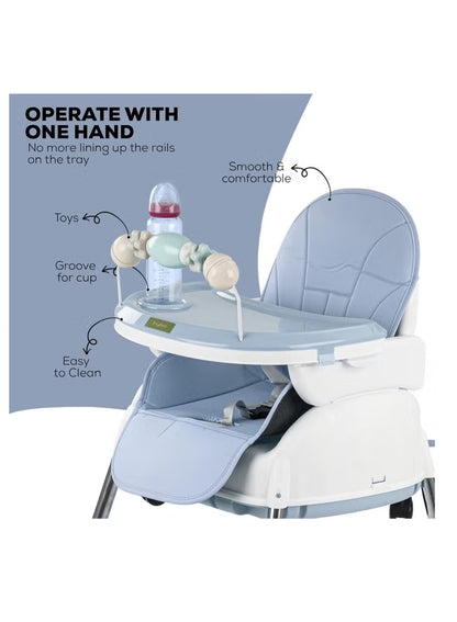 Happy Kiddo Multifunctional High Chair – a practical and stylish design for every meal and playtime.