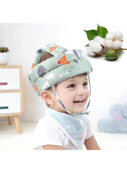 Baby Head Protection Helmet Anti-Collision Padded Safety Hat Adjustable for Crawling Walking