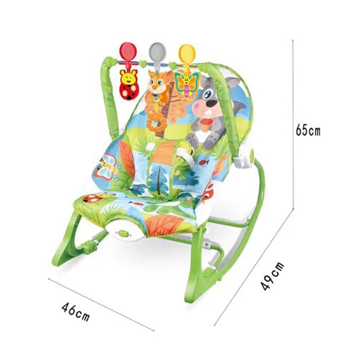 Infant-to-Toddler Rocker & Bouncer – Comfort and fun for your baby from day one! 👶✨
