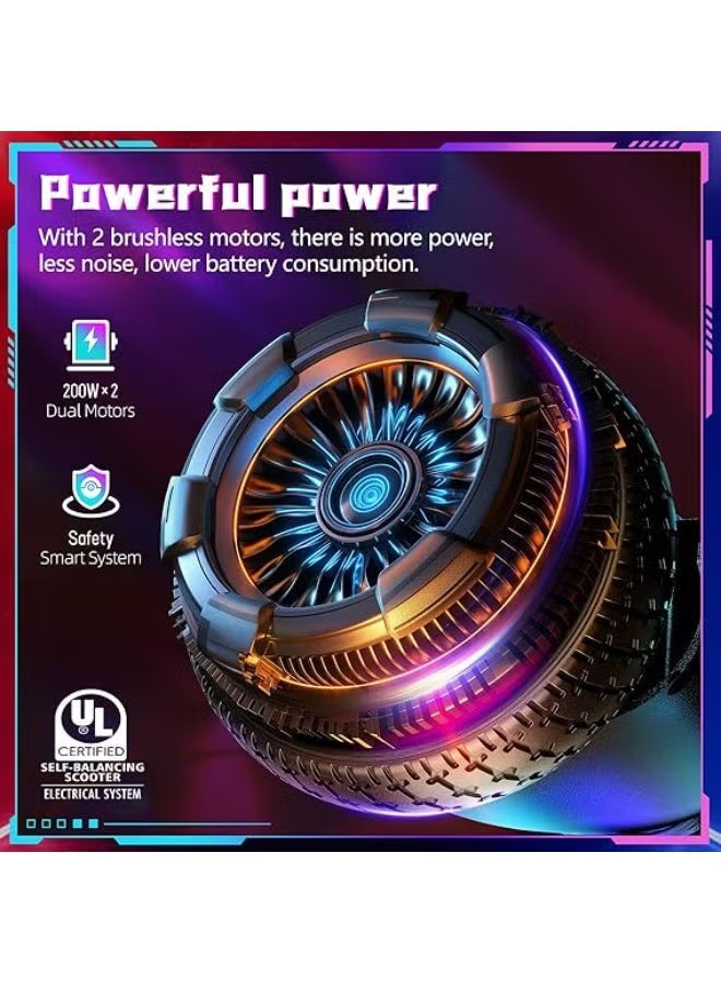 Self-Balancing Hoverboard | Bluetooth | 700W | LED 6.5 INCH