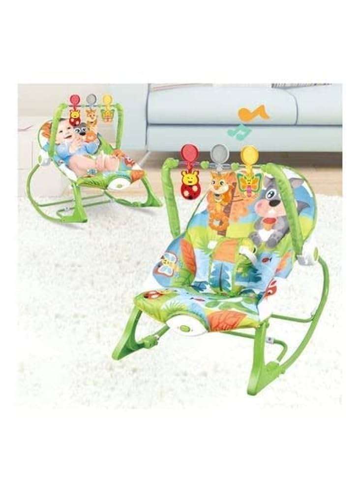 Infant-to-Toddler Rocker & Bouncer – Comfort and fun for your baby from day one! 👶✨