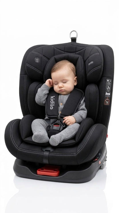 Kidilo KBH308 Black Car Seat – Your child's safety and comfort on every journey 🚗👶