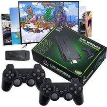 Happy Kiddo 4K HD Retro Game Console – 64GB Video Game Stick with Dual 2.4G Wireless Controllers (10,000 Games)