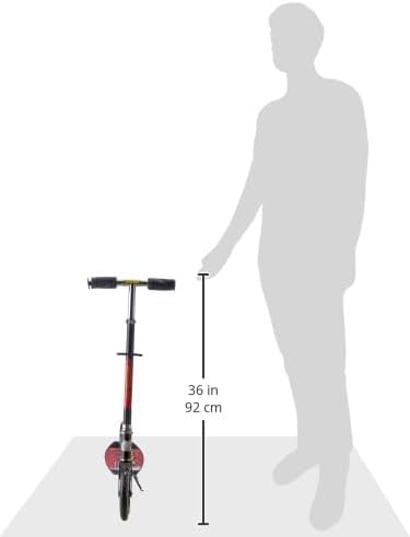 Cool Baby Metal Scooter – Large, Versatile, Foldable Scooter – Adjustable, Featuring a Non-Slip Deck and Wear-Resistant Wheels – Suitable for Children and Adults (Ages 3 and Up) | Supports Weight Up to 120 kg (Color: black)