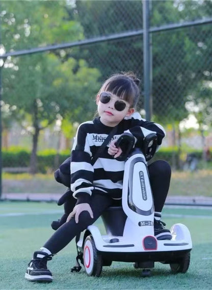 Electric Scooter for Kids | 6V Battery | 380W Motor | Adjustable Speed | LED Lights | Music