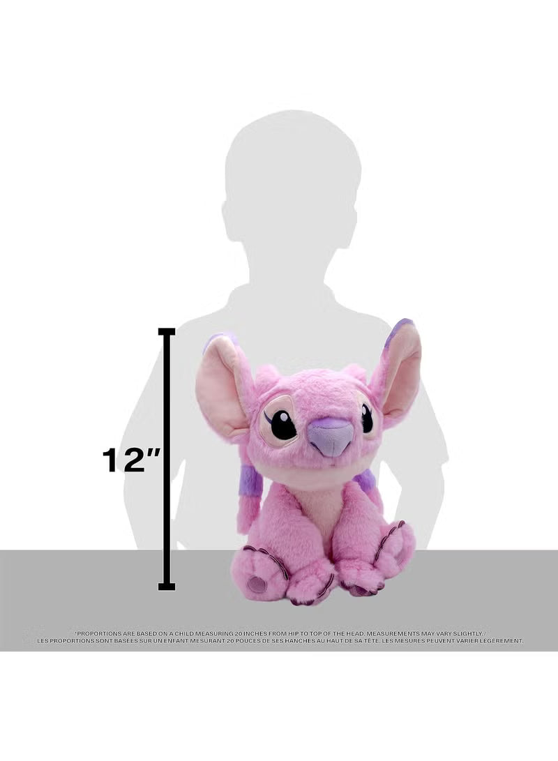 Disney Lilo & Stitch Angel Plush Toy, Pink, 10-Inch