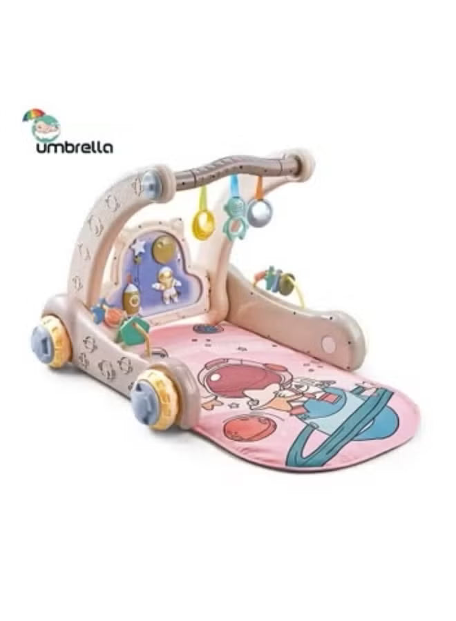 4 in 1 Baby Play Mat, Baby Grooming Center with Walker