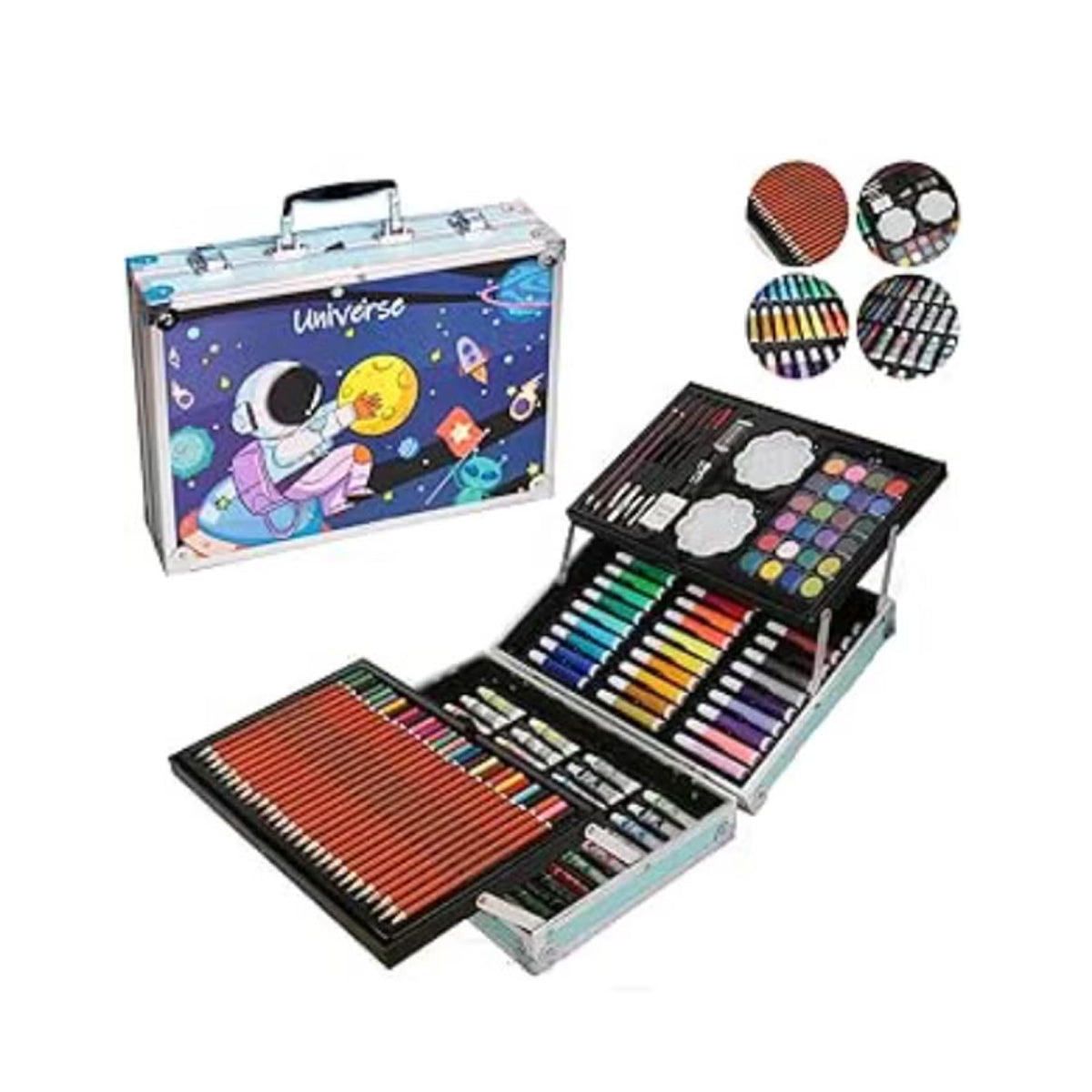 Big Coloring Suitcase Multiple 145 Color Kit