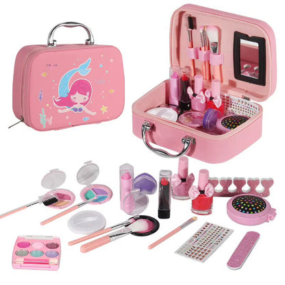 Magical Mermaid Makeup Bag for Kids – A Complete and Safe Beauty Set for Girls by Happy Kiddo