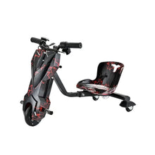 36V Electric Drift Scooter | 360° | Bluetooth | 3-Wheel | Black/Red