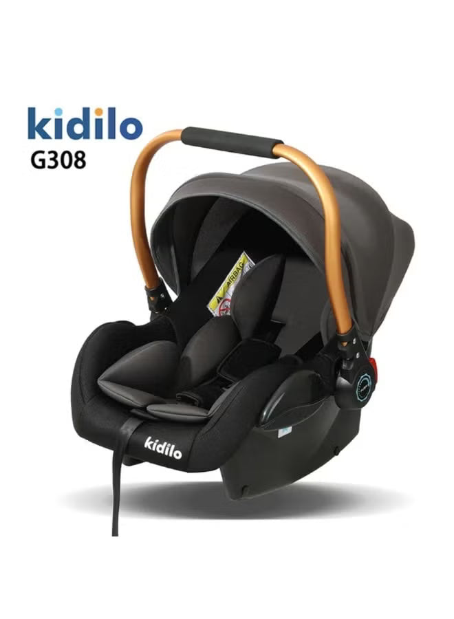 Kidilo Child Car Seat 308 – Stage 1 (0–13 kg) with a sturdy metal handle