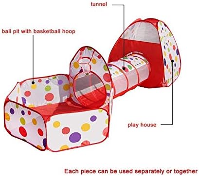 Deluxe 3-in-1 Kids’ Play Tent and Tunnel Set – A world of entertainment, movement, and endless fun right at home! 🌈🥳✨