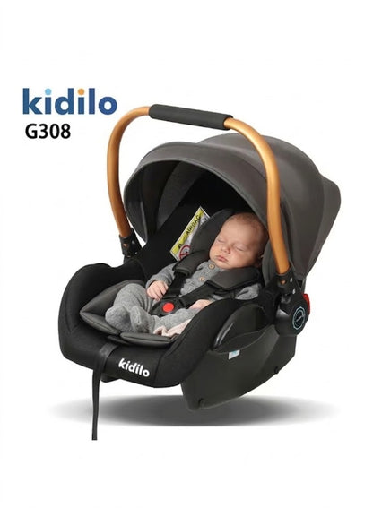 Kidilo Child Car Seat 308 – Stage 1 (0–13 kg) with a sturdy metal handle