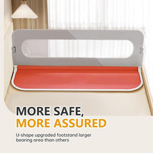 Happy Kiddo Baby Bed Rail – Foldable Toddler Bed Guard, Bed Safety Rail, Height-Adjustable Bed Barrier