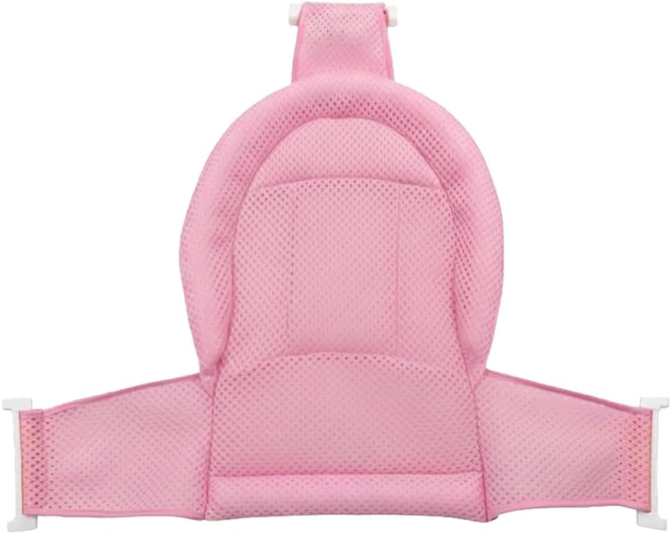 🛁 Safe Mesh Baby Bath Cushion – Comfort, safety, and unrestrained fun! In pink, from Happy Kiddo! 👶✨