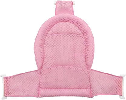 🛁 Safe Mesh Baby Bath Cushion – Comfort, safety, and unrestrained fun! In pink, from Happy Kiddo! 👶✨