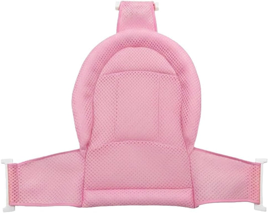 🛁 Safe Mesh Baby Bath Cushion – Comfort, safety, and unrestrained fun! In pink, from Happy Kiddo! 👶✨