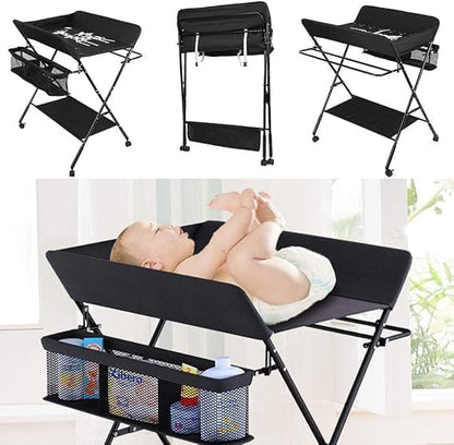 The Happy Kiddo Smart Diaper Changing Table—designed for every mom who prioritizes her baby's safety. Comfort, security, and convenience for you! 👶✨