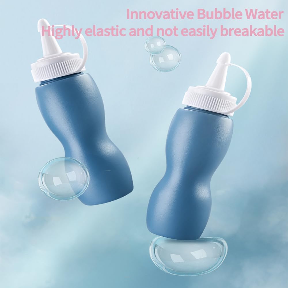 Happy Kiddo Bubble Wand – Interactive, mobile-friendly mist bubble machine featuring flexible inner bubbles and smoke-filled bubbles of the perfect size (Pink).