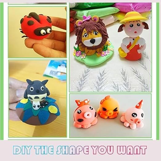 Happy Kiddo 36-Color Soft Magic Clay for Kids – Non-Toxic Modeling Clay with Sculpting Tools for Crafts and Creative Fun