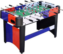 Table Football Tables, Standard Football Machine, Football Game for Kids and Adults with Ergonomic Handles, 47.24 * 23.62 * 31.88 inch, Multifunctional Table Games_happy_kiddo