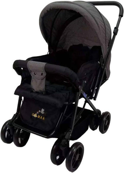 "Gomaa" Stroller – featuring a safe and highly comfortable design for your child. Dark Gray