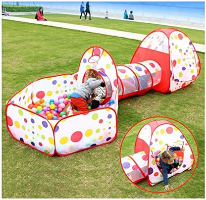 Deluxe 3-in-1 Kids’ Play Tent and Tunnel Set – A world of entertainment, movement, and endless fun right at home! 🌈🥳✨