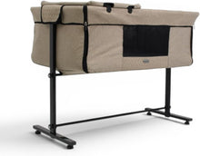 2-in-1 Baby Bassinet and Bedside Sleeper with Changing Table, Adjustable Height, and Breathable Mesh.(Beige) BY Happy Kiddo