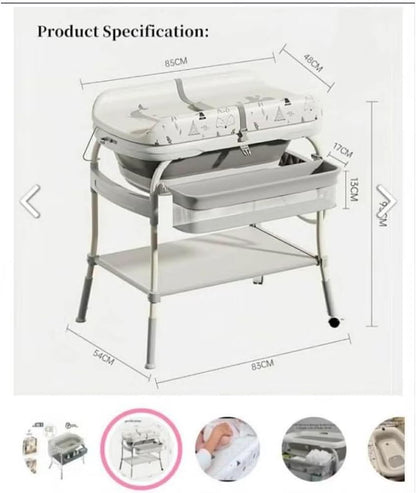 🌟 Innovative 6-in-1 Baby Feeding and Changing Table by Happy Kiddo 🌟