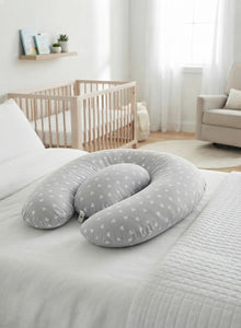 Versatile Pregnancy and Nursing Pillow – Optimal comfort throughout pregnancy and beyond, by Happy Kiddo.